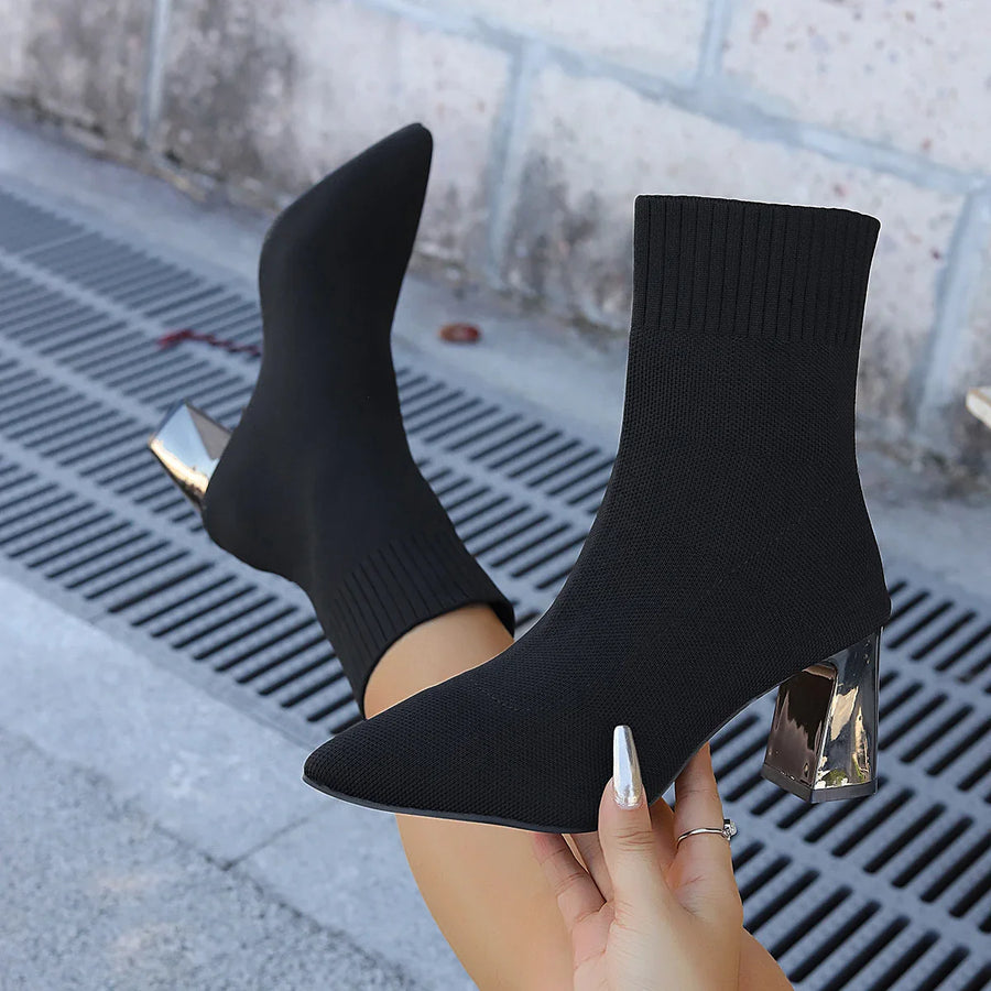 Natural Suede Boots