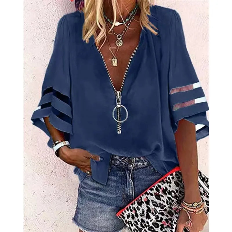 Sunday Wrap Blouse