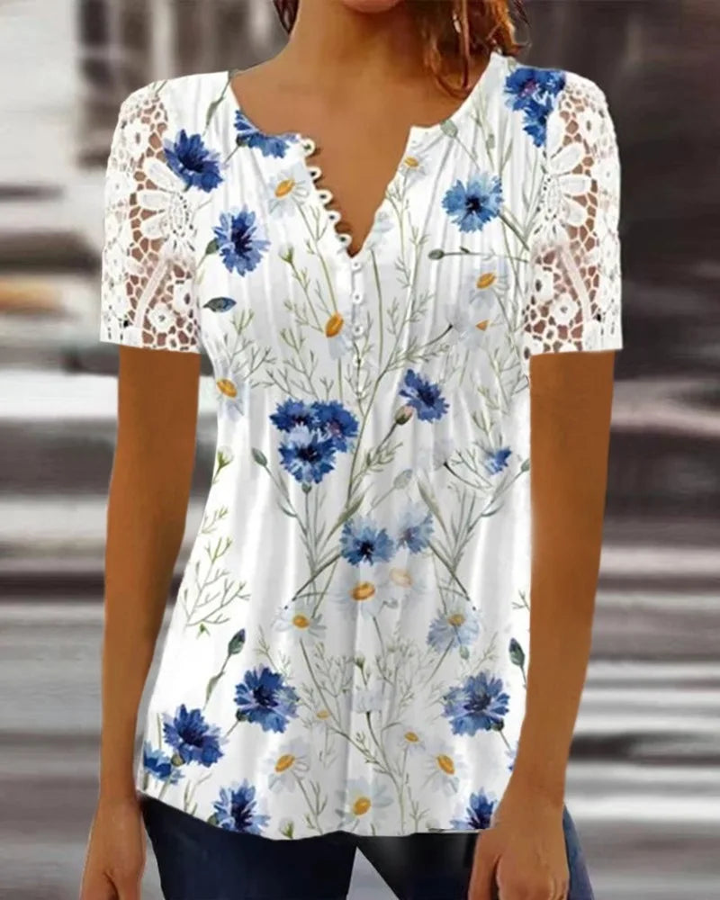 Graceful Wrap Blouse