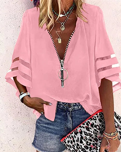 Breezy Wrap Blouse