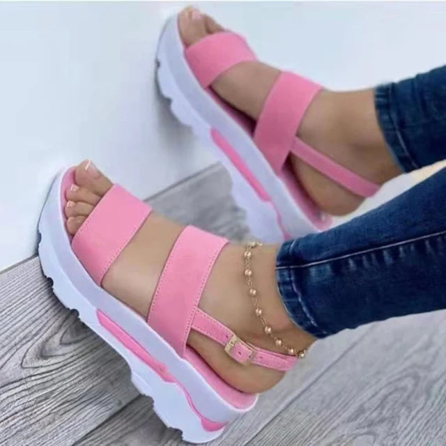 Minimal Lace-Up Sandals