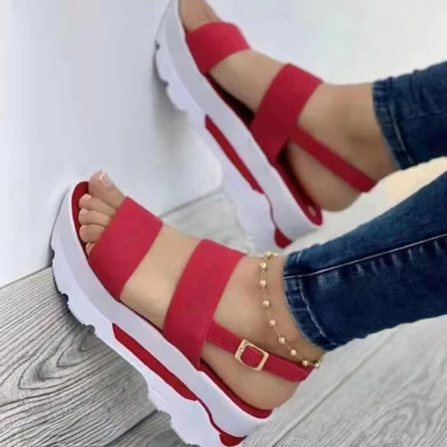 Minimal Lace-Up Sandals