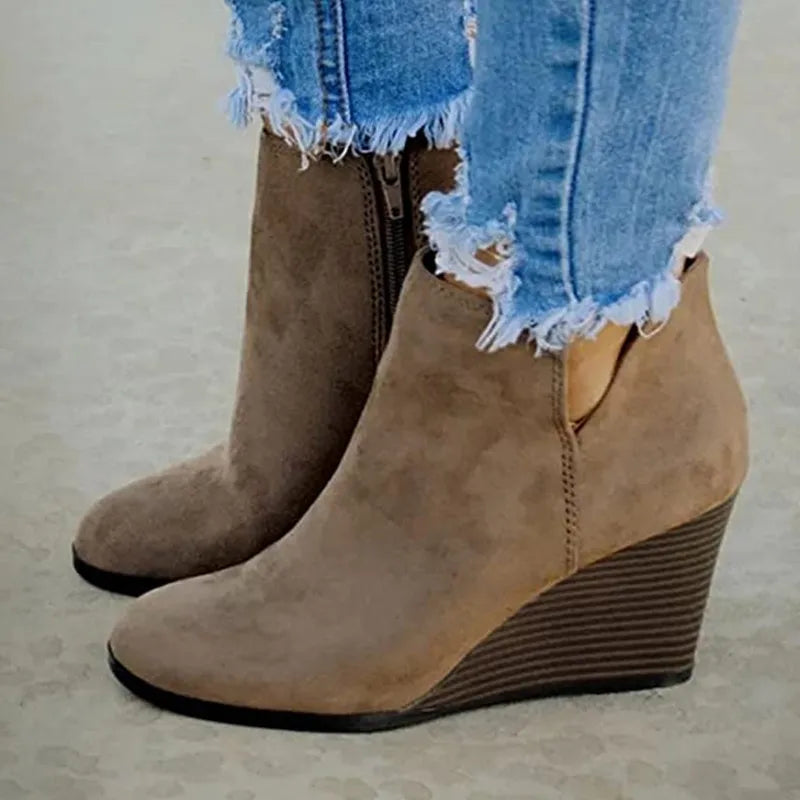 Clean Platform Boots