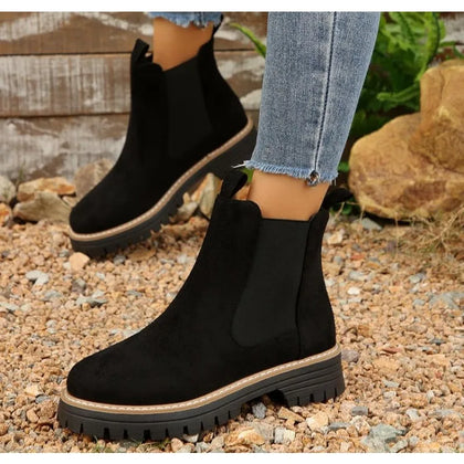 Clean Zip-Up Boots