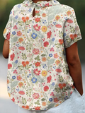 Pretty Buttoned Blouse