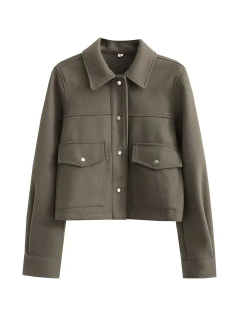 Cozy Buttoned Coat