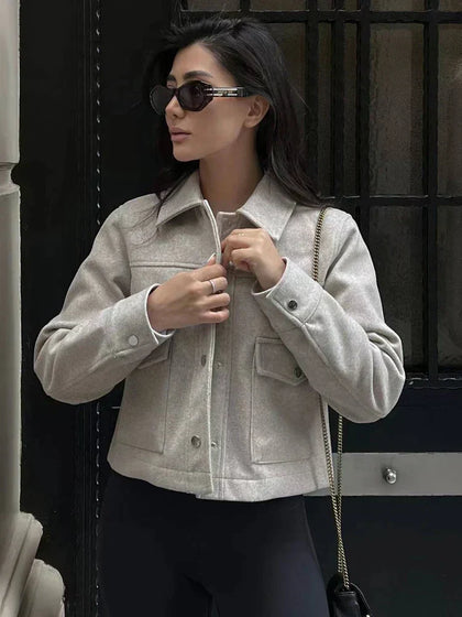 Cozy Buttoned Coat