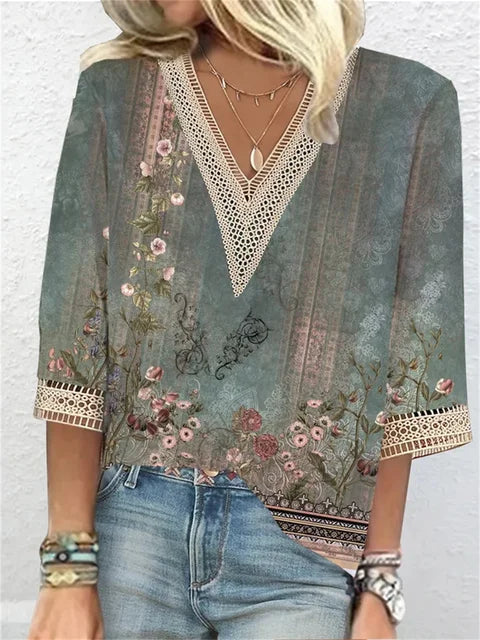 Breezy Textured Blouse
