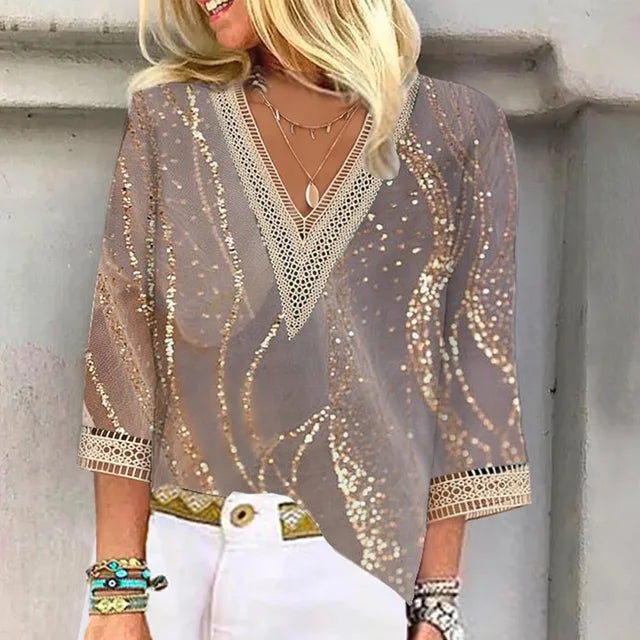 Breezy Textured Blouse