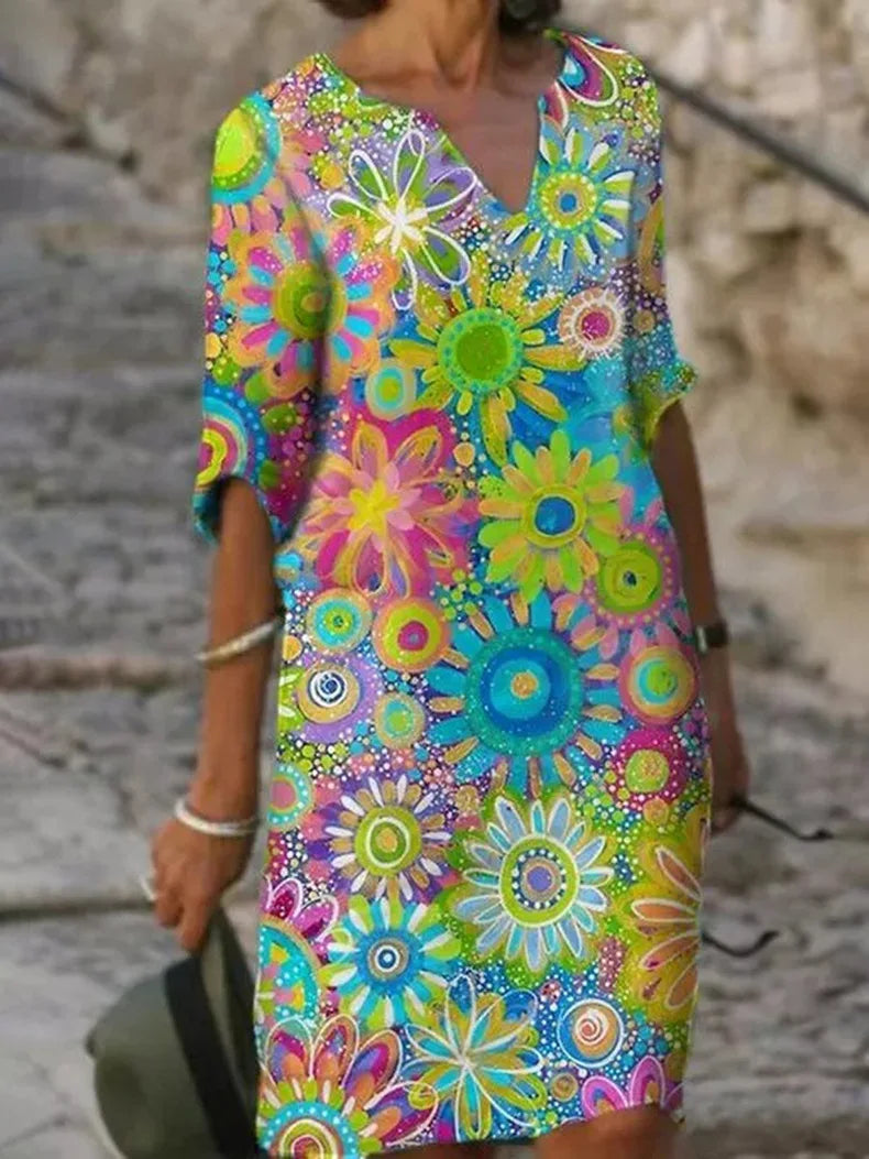 Classic Floral Dress