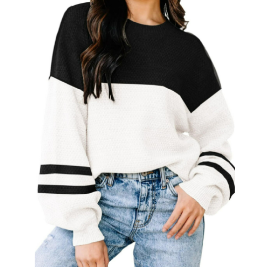 Textured Oversized Sweater