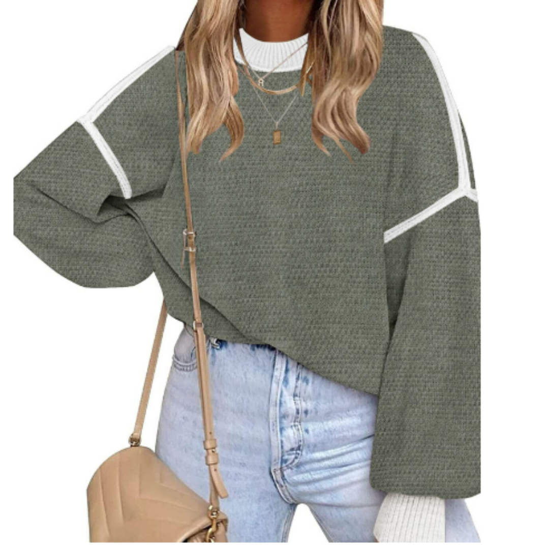 Textured Oversized Sweater