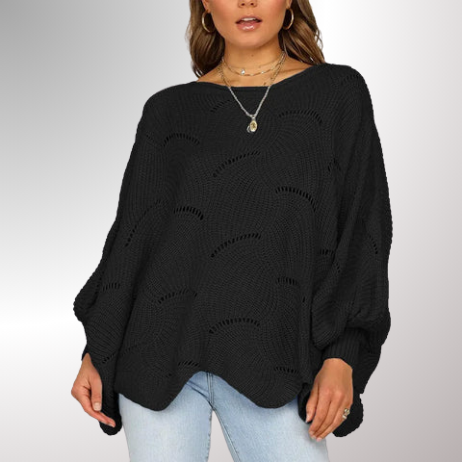 Textured Striped Sweater