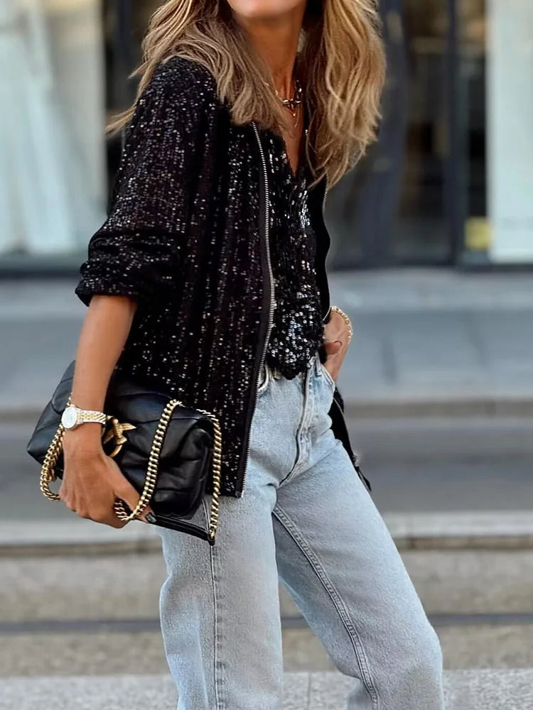 Layered Double-Breasted Coat