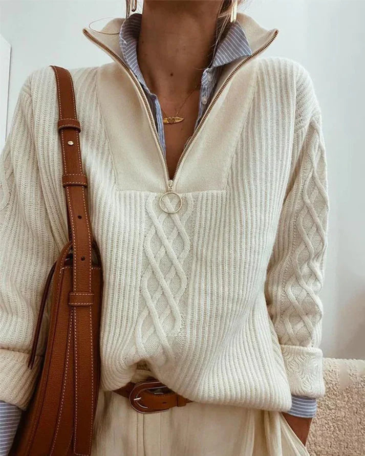 Relaxed Cropped Sweater