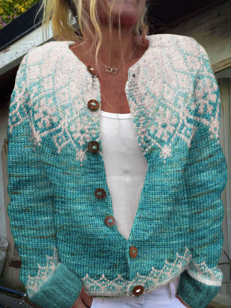 Cozy Buttoned Sweater