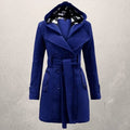Layered Double-Breasted Coat