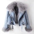 Layered Double-Breasted Coat