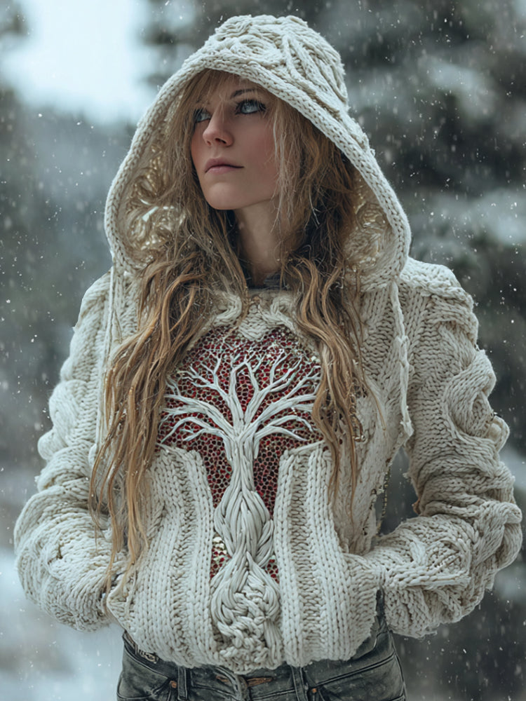 Textured V-Neck Sweater