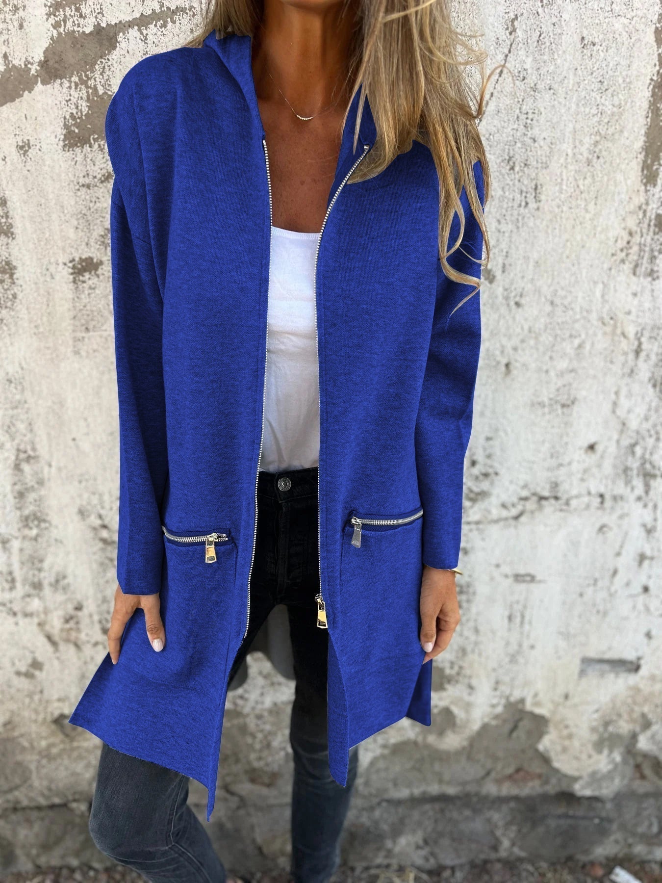 Layered Buttoned Coat
