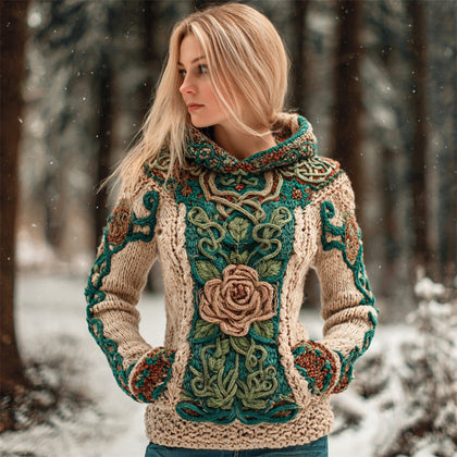 Textured V-Neck Sweater
