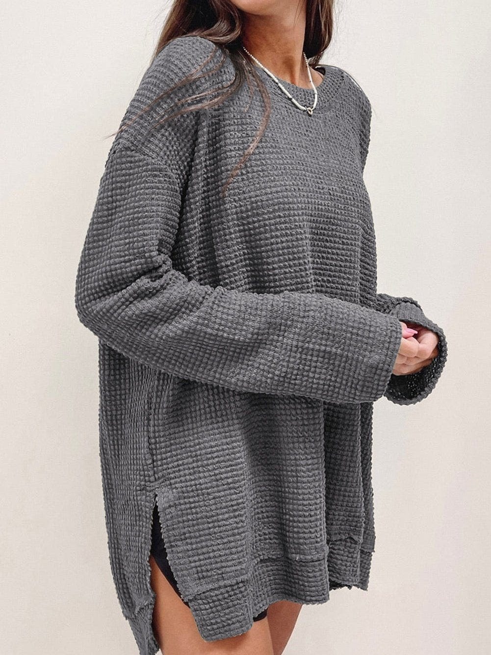 Casual Ribbed Sweater