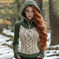 Relaxed Cable Sweater
