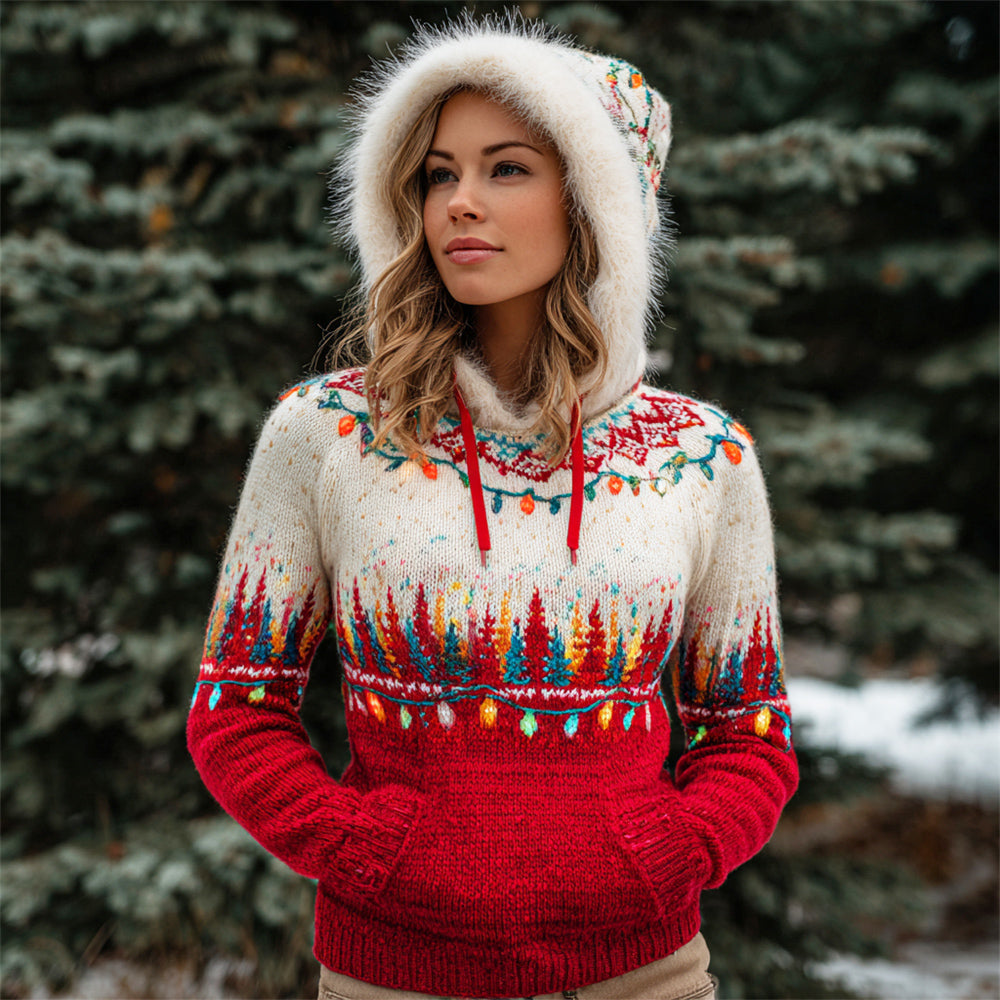 Textured V-Neck Sweater