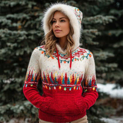 Textured V-Neck Sweater