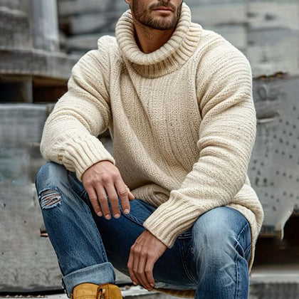 Warm Buttoned Sweater