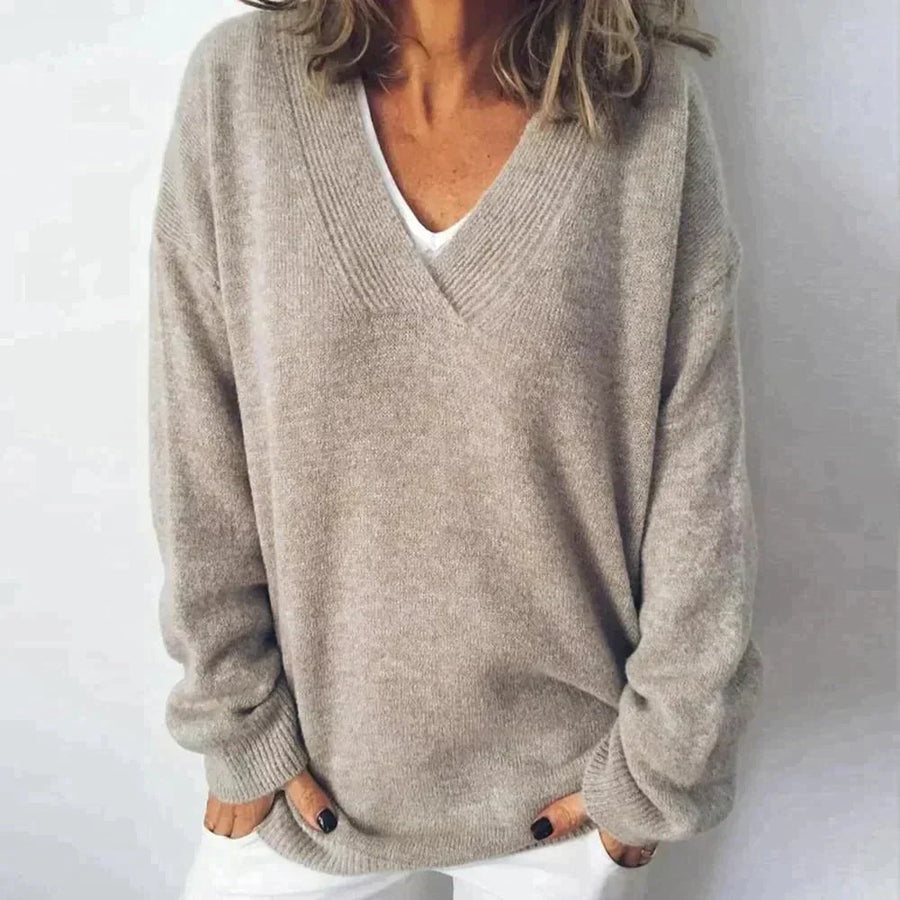 Relaxed Cropped Sweater