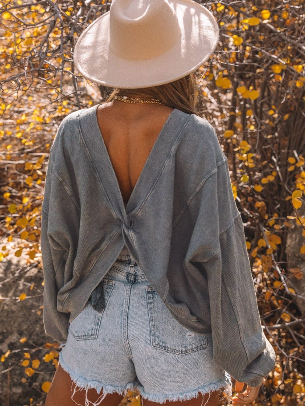 Soft Buttoned Sweater