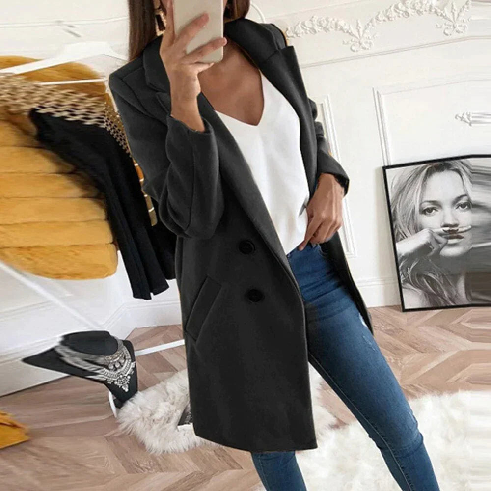 Timeless Double-Breasted Coat