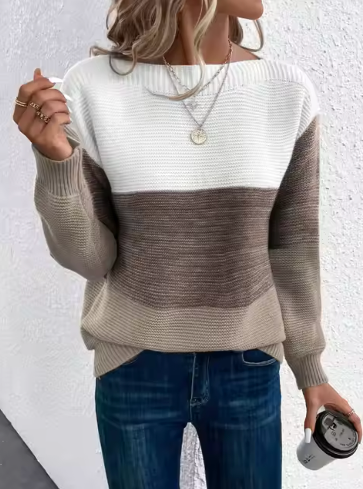 Casual Buttoned Sweater