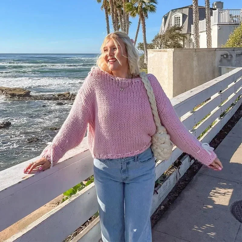 Textured Striped Sweater