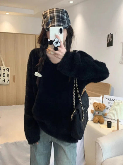 Casual V-Neck Sweater