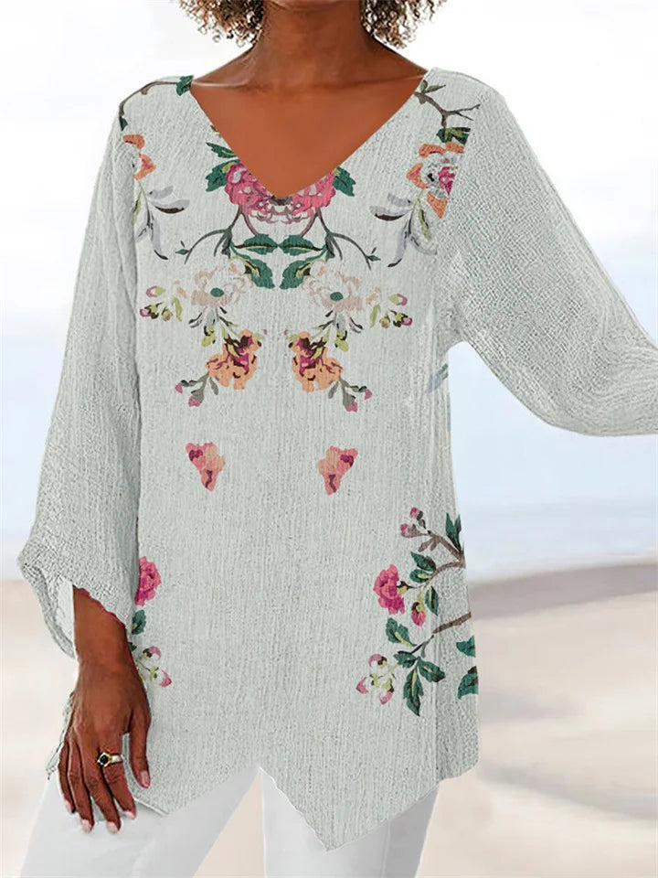 Elegant Draped Blouse