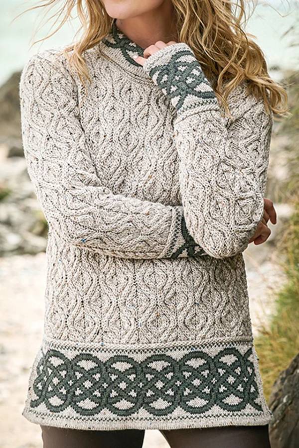Relaxed Buttoned Sweater