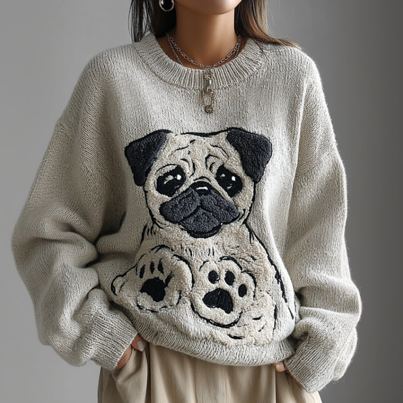 Relaxed Ribbed Sweater
