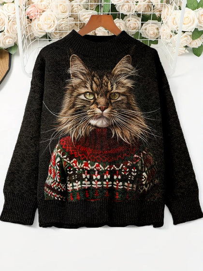 Textured Striped Sweater