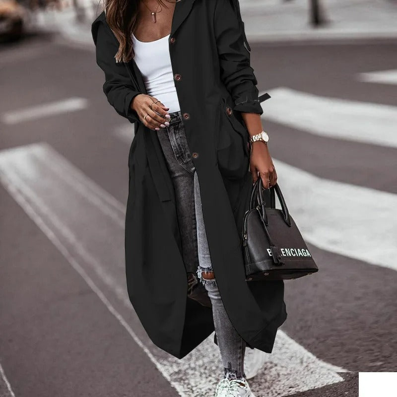 Soft Buttoned Coat