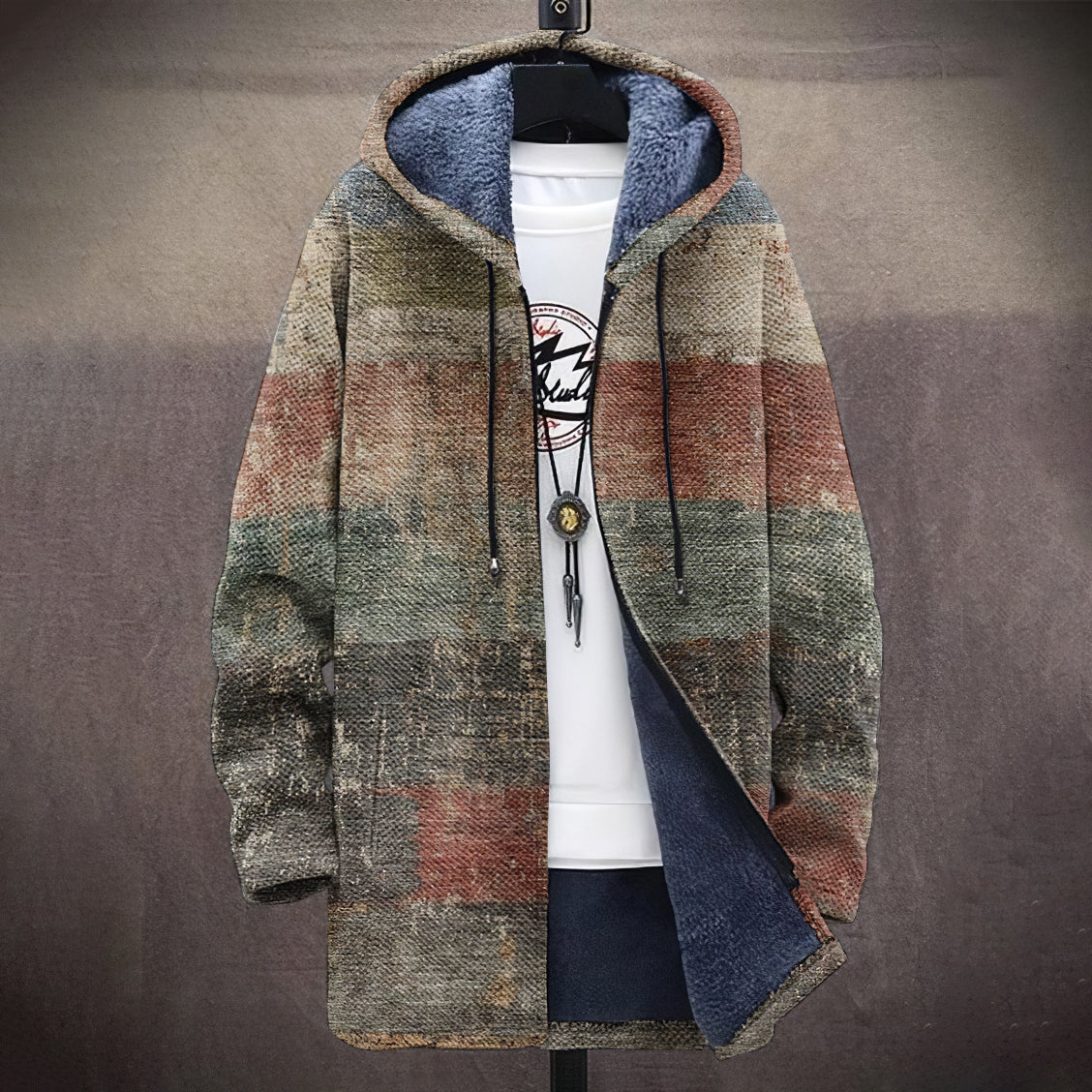 Soft Buttoned Coat