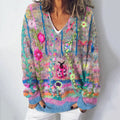 Relaxed Buttoned Sweater