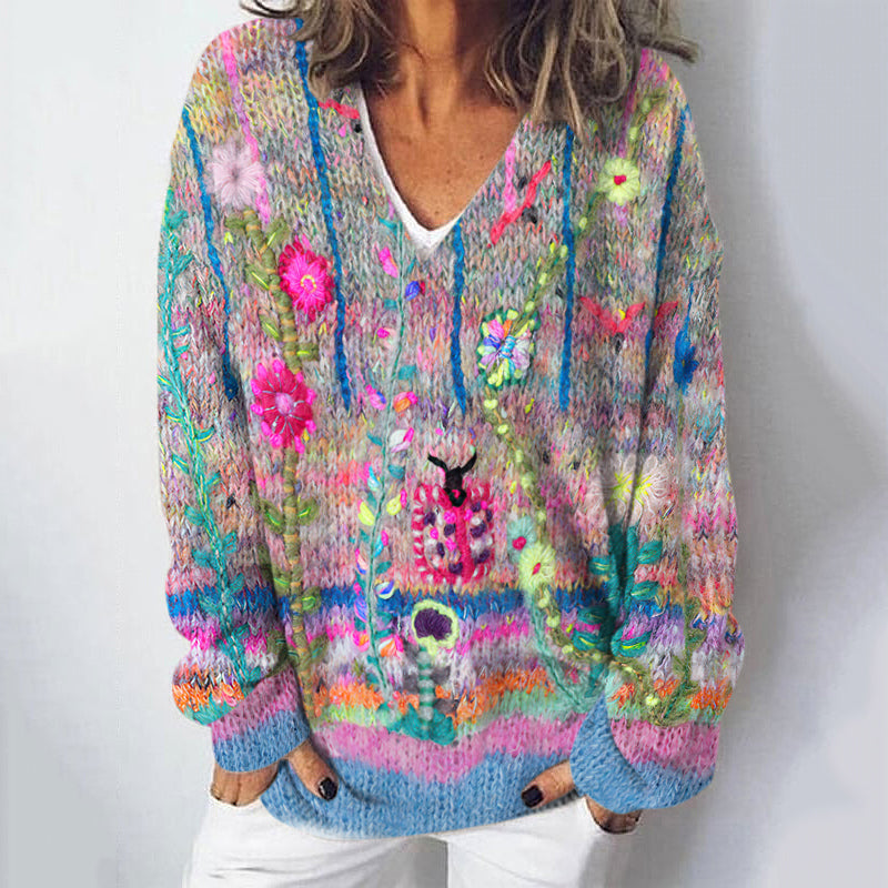 Relaxed Buttoned Sweater