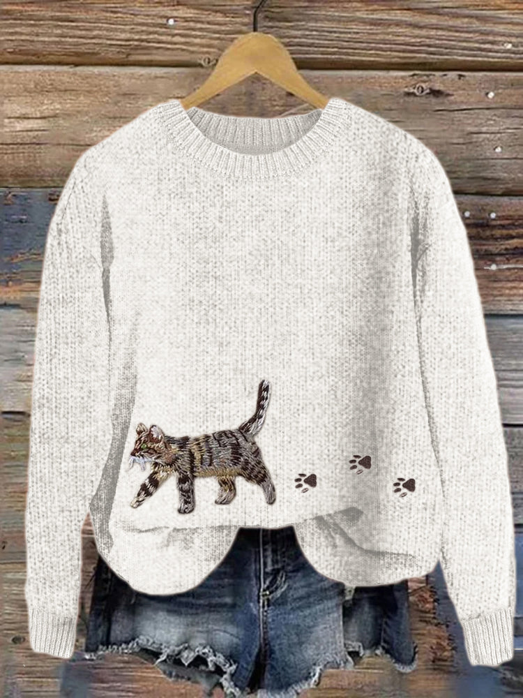 Casual Buttoned Sweater
