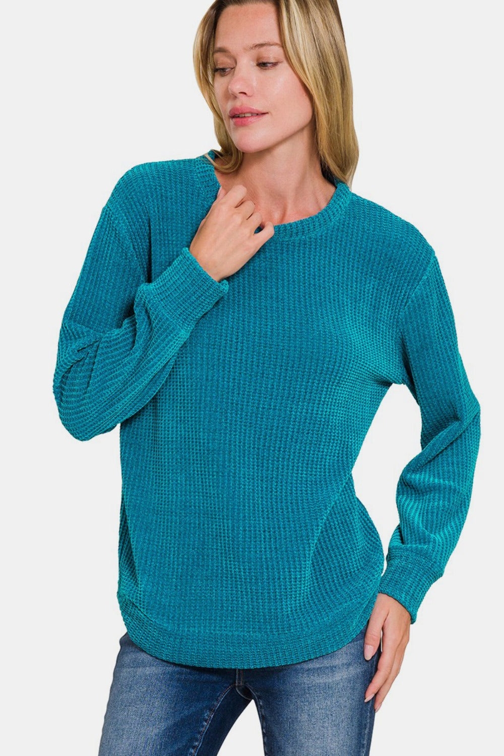 Casual Cropped Sweater