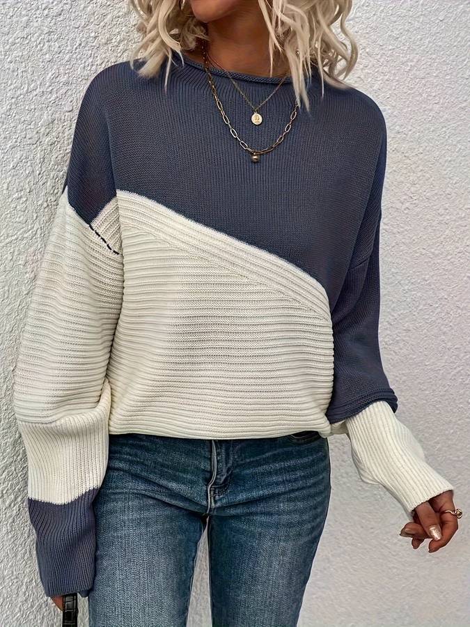 Textured Striped Sweater