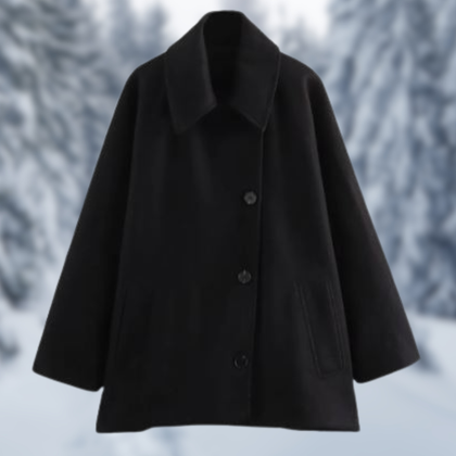 Cozy Buttoned Coat