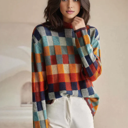 Casual Cropped Sweater
