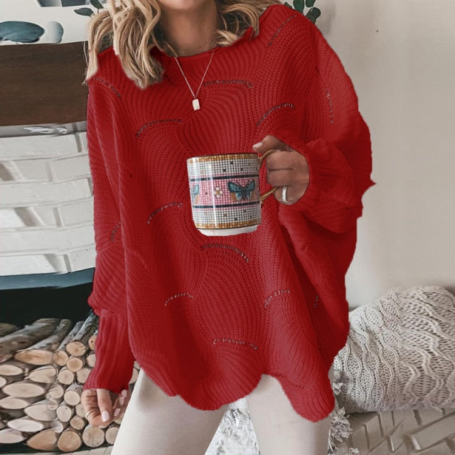 Textured Ribbed Sweater